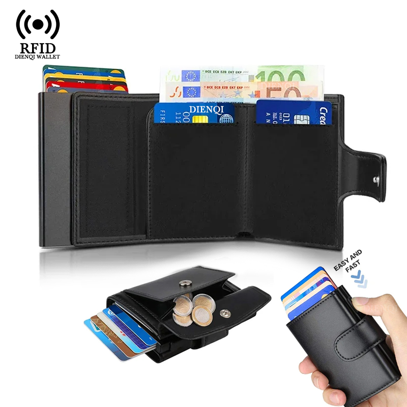 Dompet Kartu Bisnis Logam Anti - Index Card Holder ulasan dan harga